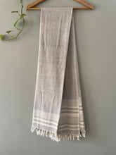Load image into Gallery viewer, Grey Stripe Towel
