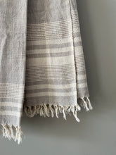 Load image into Gallery viewer, Grey Stripe Towel
