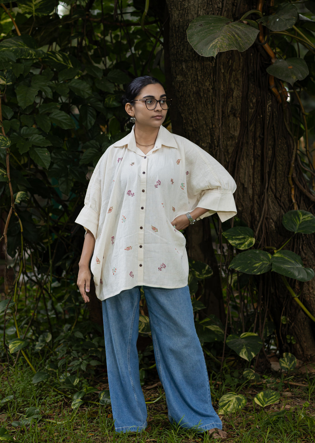 Antifit Shirt Kora Embroidery