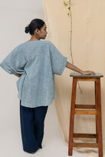 Load image into Gallery viewer, Sangeeta Top Blue plain
